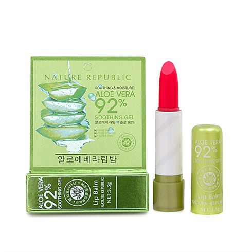 Son Lô Hội Dưỡng Môi Aloe Vera 92%