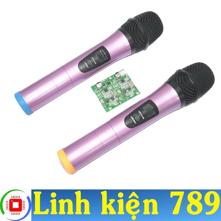 Micro không dây UHF màu đen,màu vàng