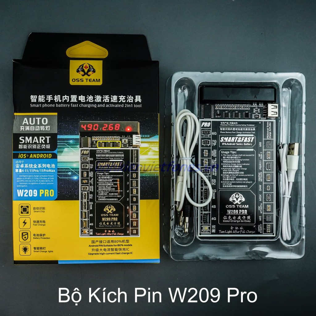 Bộ kích pin W209 Pro
