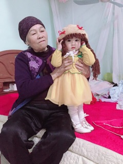 Mũ tóc giả cho bé ( ảnh khách nhí)