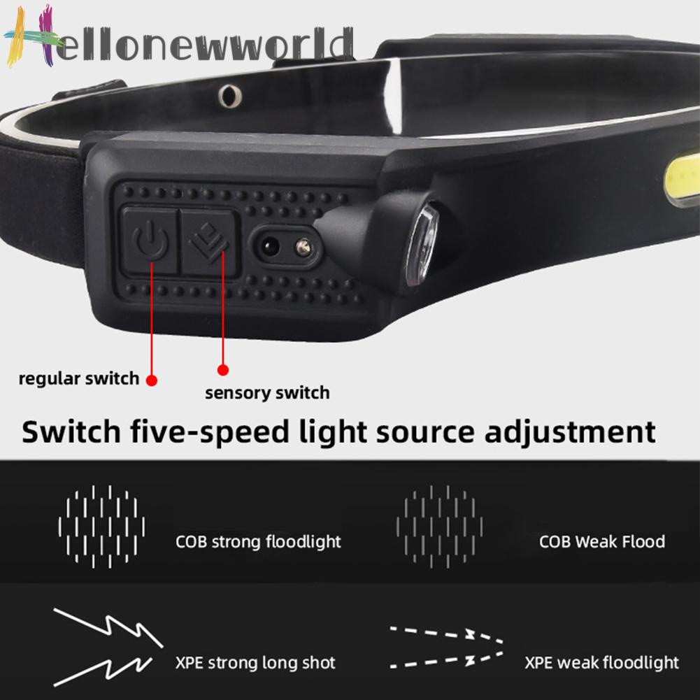 Đèn LED Đội Đầu XPE COB Chống Thấm Nước 400lm