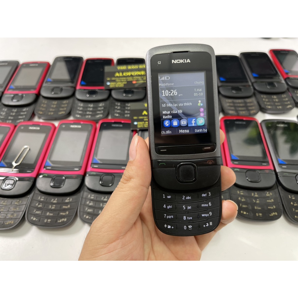  Điện thoại nắp trượt Nokia C2-05 bảo hành 6 tháng hàng chính hãng loa to sóng khoẻ | BigBuy360 - bigbuy360.vn