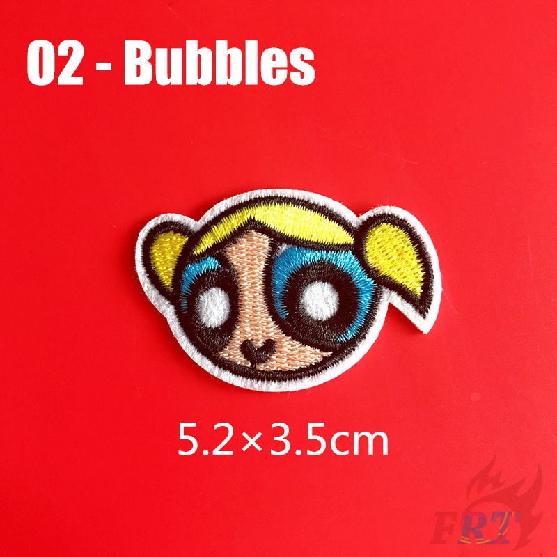 ☸ Cartoon：The Powerpuff Girls - Head Portrait Patch ☸ 1Pc Diy Sew on Iron on Badges Patches