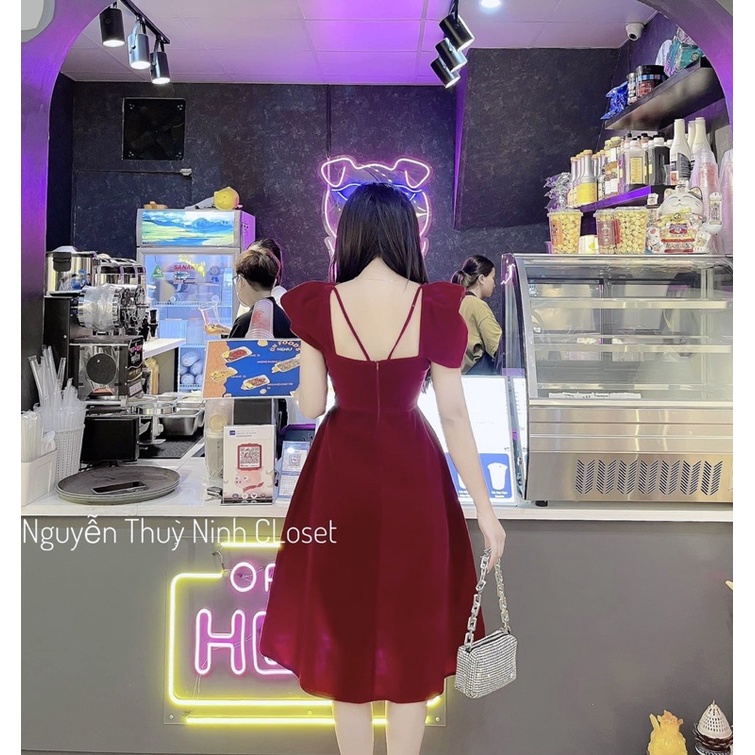 Váy nhung cao cấp