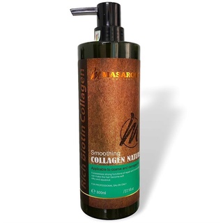 Hấp dầu phục hồi tóc hư tổn Smoothing Collagen Nature Masaroni 800ml