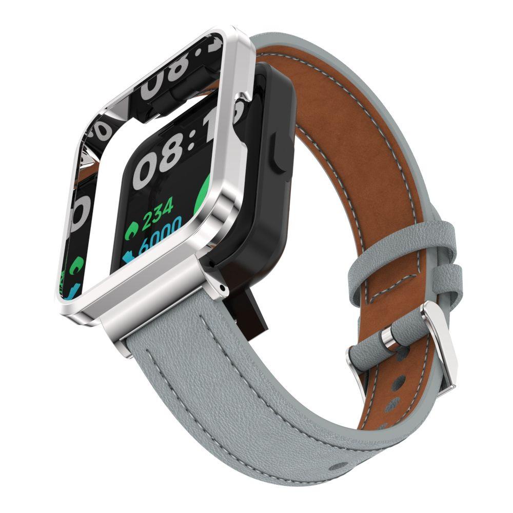 Dây Đeo Bằng Da Và Kim Loại Cho Đồng Hồ Thông Minh Redmi Watch 2 Lite