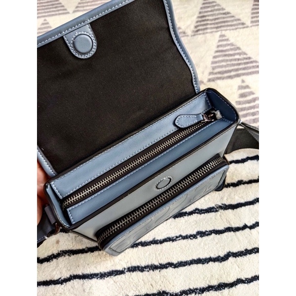 Túi Co ach nam auth tuồn da thật