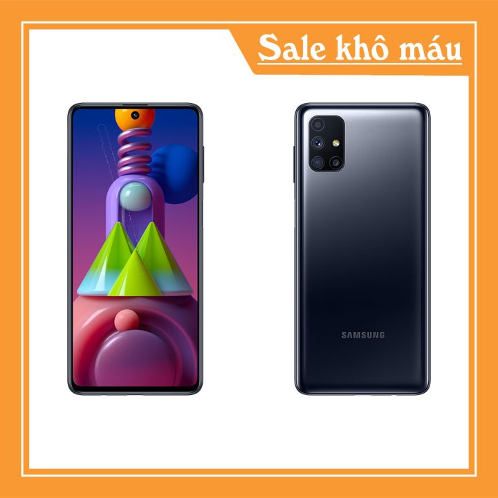 Điện thoại Samsung Galaxy M51 màn hình 6.7" - Hàng chính hãng, tặng kèm mũ