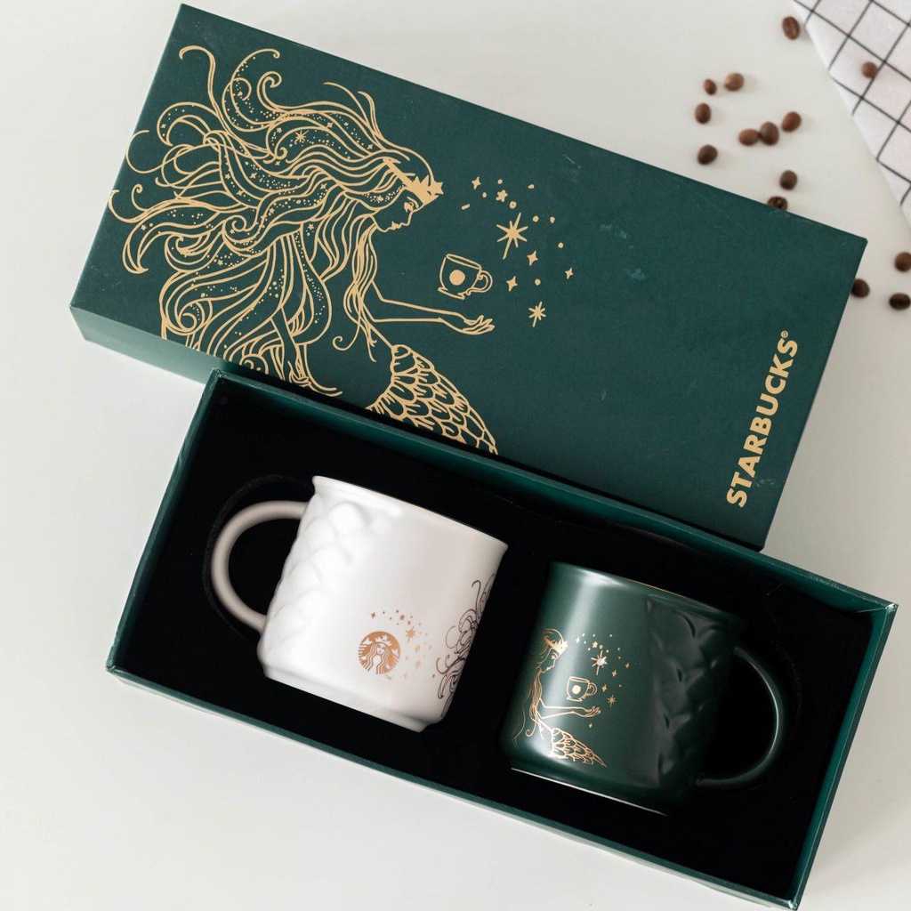 Cốc Uống Nước Starbucks Kỷ Niệm 50 Năm 355ML Dành Cho Cặp Đôi