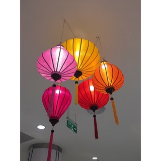 Lồng Đèn Hội An lụa tỏi 40cm siêu đẹp alo 0787700039