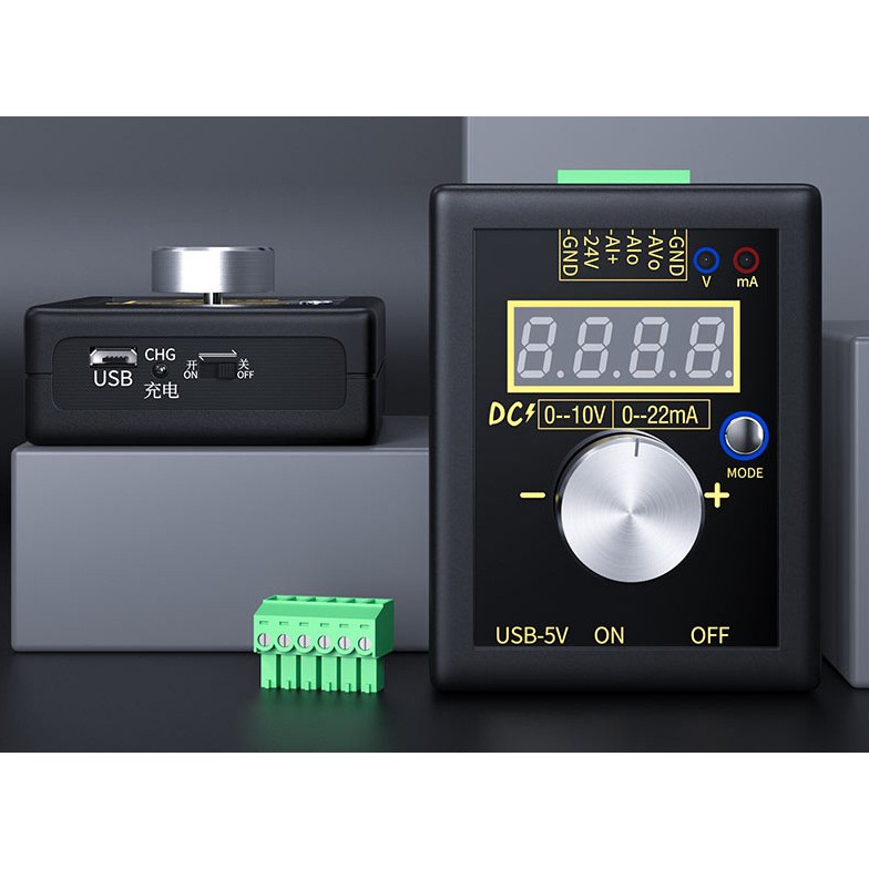 Bộ phát tín hiệu 0-10V 4-20mA SG-002 pin sạc lihtium