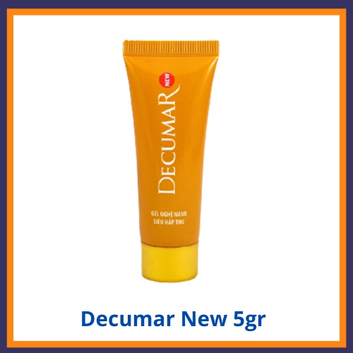 Gel Nghệ Nano ngừa mụn sáng da Decumar New 5gr