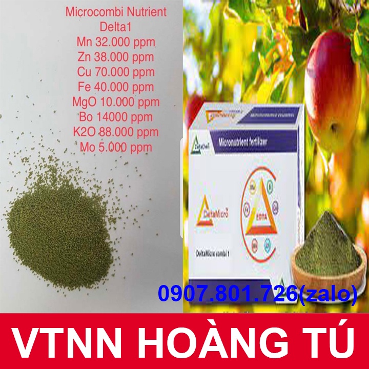 Phân bón vi lượng combi  Delta Micro Đức Gói 1KG