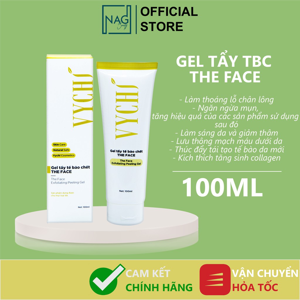 Gel tẩy tế bào chết THE FACE peeling gel 100ml làm sạch da chết mỗi ngày