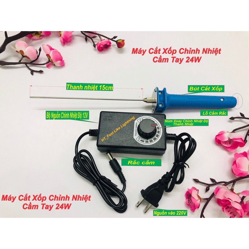 Máy Cắt Xốp Chỉnh Nhiệt Cầm Tay 24w