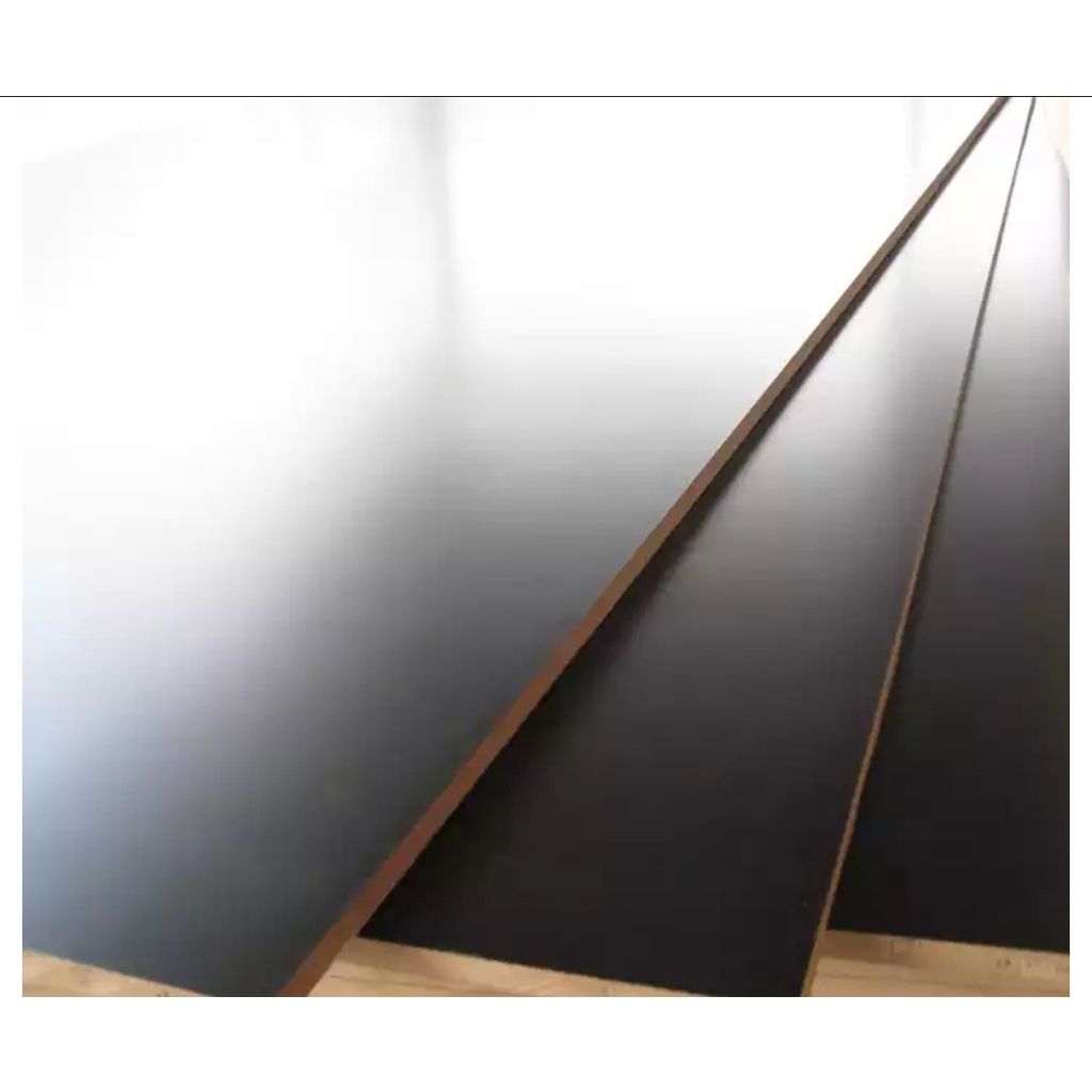 Tấm ván MDF 17 ly phủ melamine 2 mặt trắng , 2 mặt đen dùng làm kệ trang trí , dcor