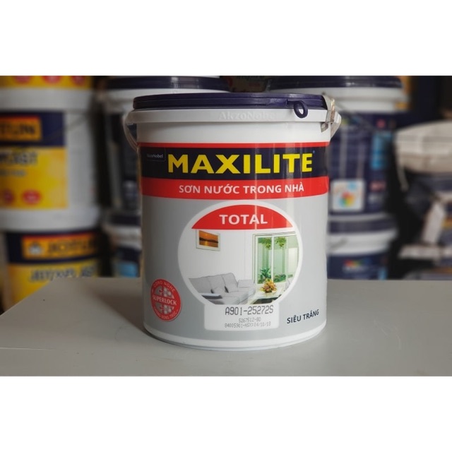 Sơn nội thất Maxilite siêu trắng - thùng 5L