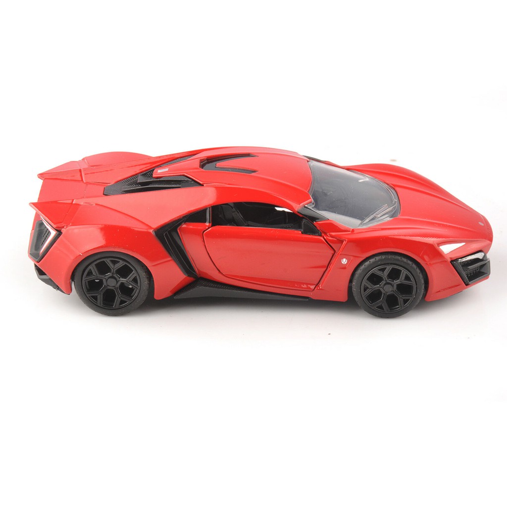 Mô Hình Xe Hơi Lykan Hypersport Màu Đỏ Cỡ 1/32