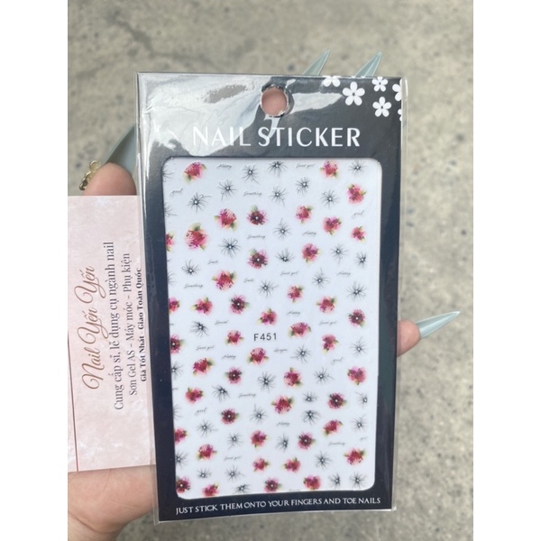 Sticker hình dán móng