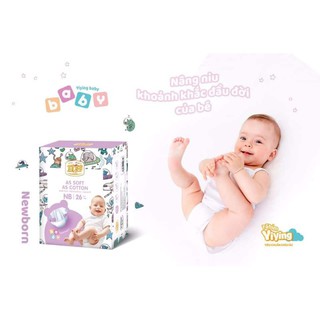 Tã/Bỉm Yiying Tên Lửa size Newborn/26 miếng _Chính ngạch.