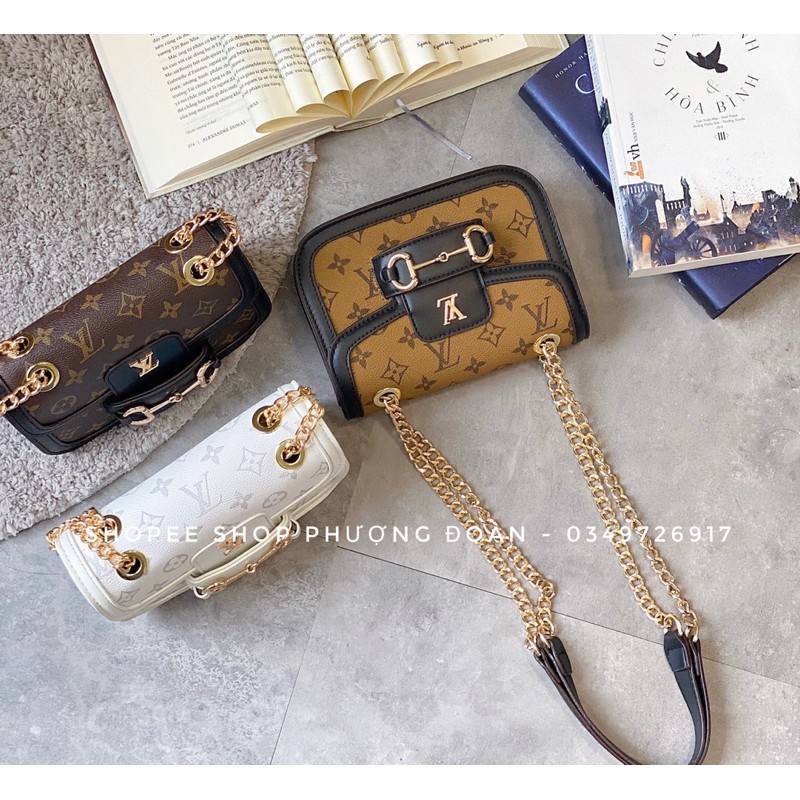 [Mã WAST10K giảm 10K đơn bất kỳ] [Eo vi Hà Hồ] Túi da mềm nhiều ngăn size 20cm sang chảnh