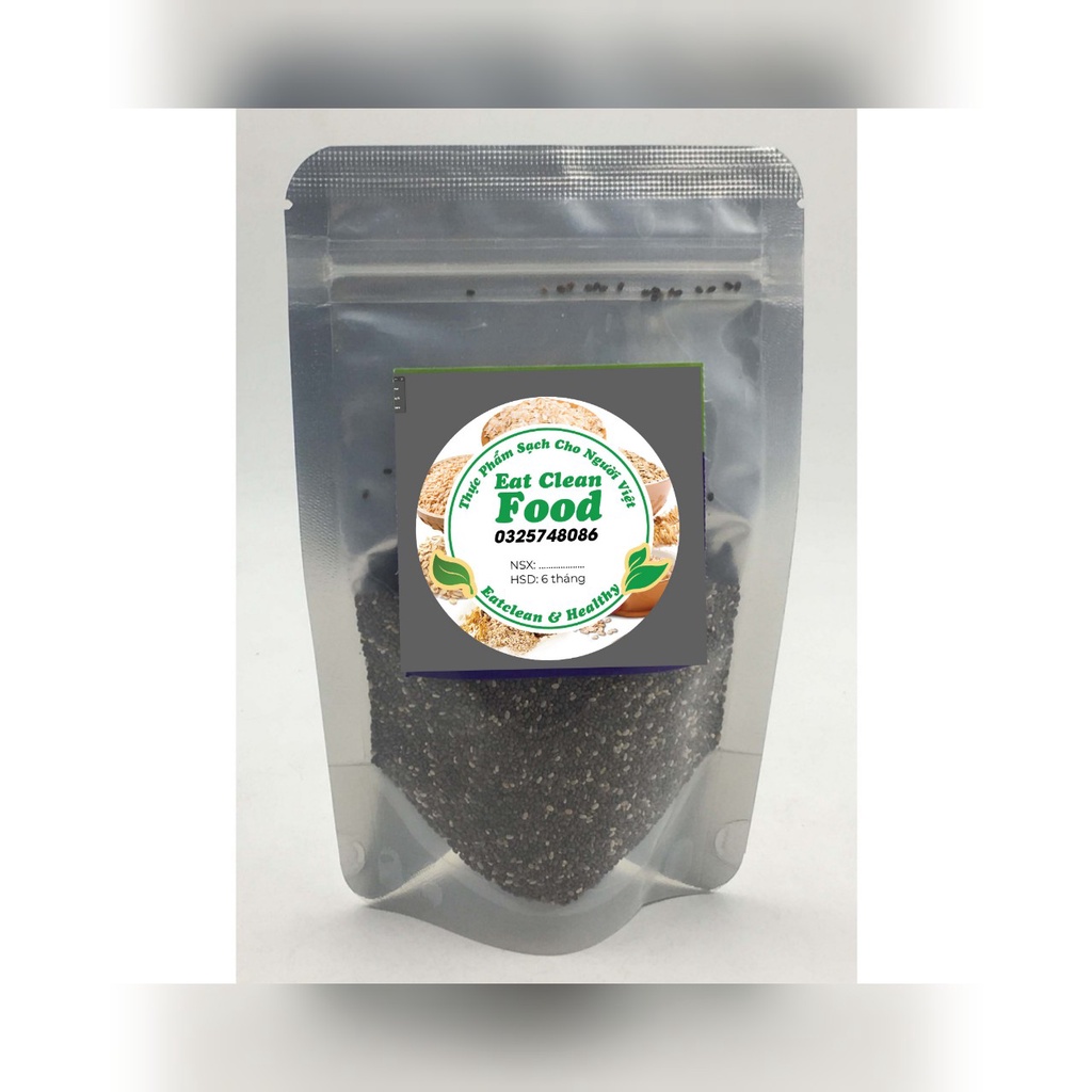 (100g) Hạt chia đen Úc Black Bag CHIA - Chia Úc Absolute Organic hữu Cơ