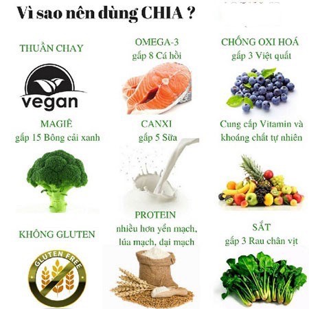 Hạt chia hữu cơ [ FREESHIP ] Hạt chia đen Bolivia ( Gói 500gr )