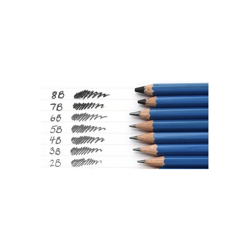 Hộp 12 chiết bút chì 2B 3B 4B 5B 6B - Graphite Pencils Joyko 9908