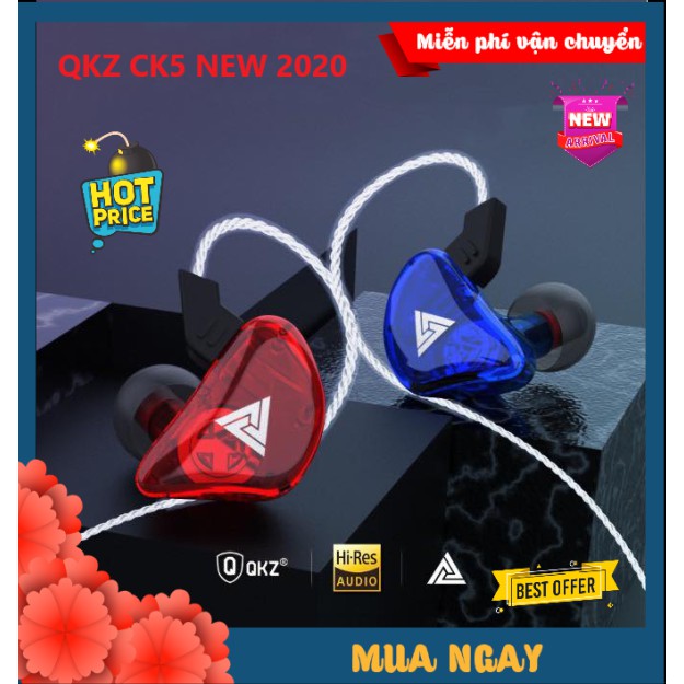 Tai Nghe Nhét Tai QKZ CK5 Pro New 2020 Phiên Bản 2020 Cao Cấp - Tai Nghe Có Dây Super Bass