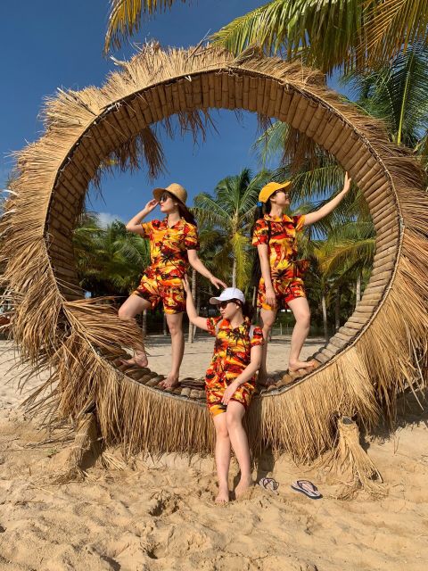 bộ sơmi thái cây dừa vàng đi biển cực hot