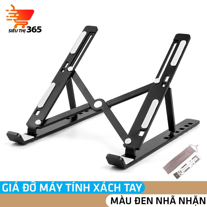 Giá Đỡ Laptop - Giá Kê Laptop Macbook Bằng Nhôm Điều Chỉnh Độ Cao, Màu Sắc Sang Trọng Có Thể Gấp Gọn Laptop Stand