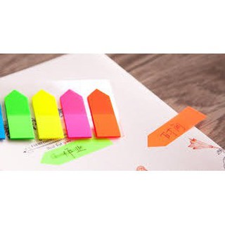 Giấy note 5 màu nhựa