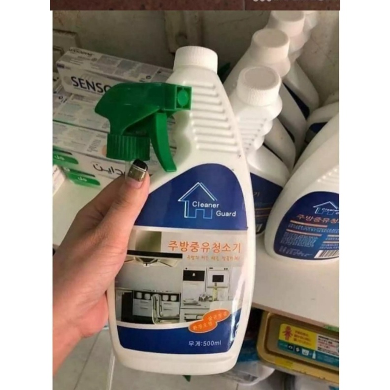Chai xịt tẩy rửa, Bình xịt tẩy rữa nhà bếp đa năng Hàn Quốc 500ml