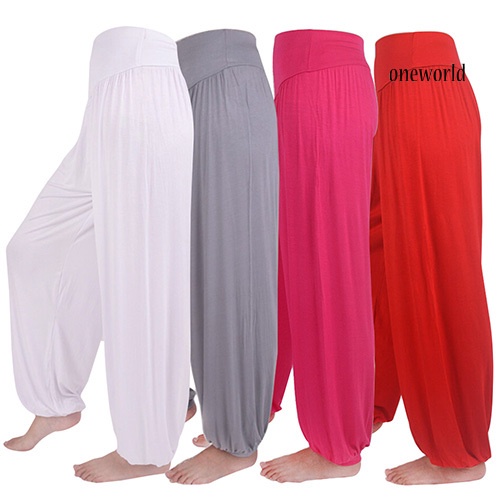 Quần Thể Thao Ống Rộng Thoải Mái Phong Cách Boho Cho Nữ
