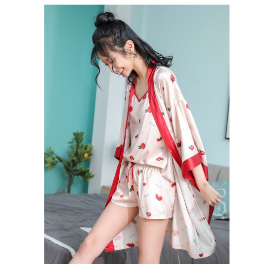 [Tặng kèm bịt mắt] Sét choàng và bộ đùi trái vải Nội Y Đẹp