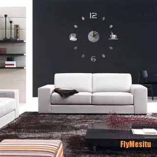 Bay❀Đồng Hồ Dán Tường 3d Tự Dính diy