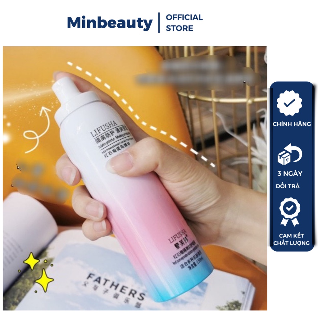 Xịt Chống Nắng Trắng Da LIFUSHA 150ml SpF 35++ Y16
