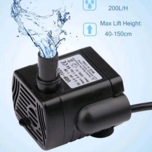 Máy Bơm Nước Chìm Mini Usb Dc 12v