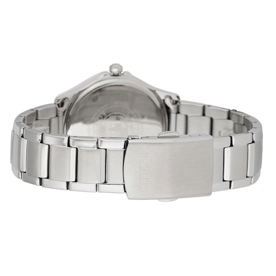 Đồng Hồ Nữ Citizen Đính Đá Swarovski Dây Thép Không Gỉ FE6050-55A - Mặt Trắng
