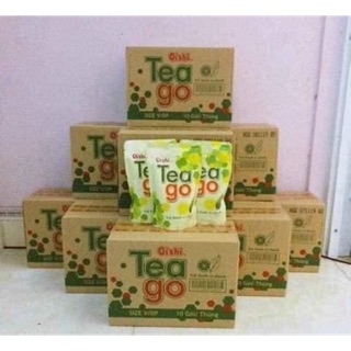 Trà Oishi giải khát các vị Chanh, dâu, cam thùng 10 gói