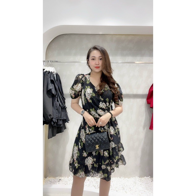 [Mã FAGREEN1505 giảm tới 30K đơn 99K] VÁY HOA ĐEN BIGSIZE (hàng có sẵn ) | BigBuy360 - bigbuy360.vn