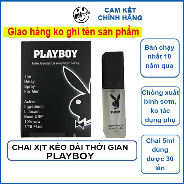 Chai xịt Playboy [An Toàn & Chính Hãng]