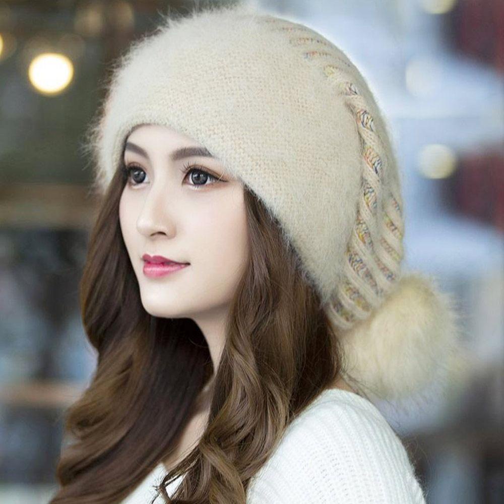 Mũ Nồi Dệt Kim Lông Cừu Thời Trang Mùa Đông Cá Tính