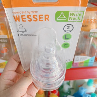[Mẫu Mới] Núm Wesser Cổ Rộng Đủ Size