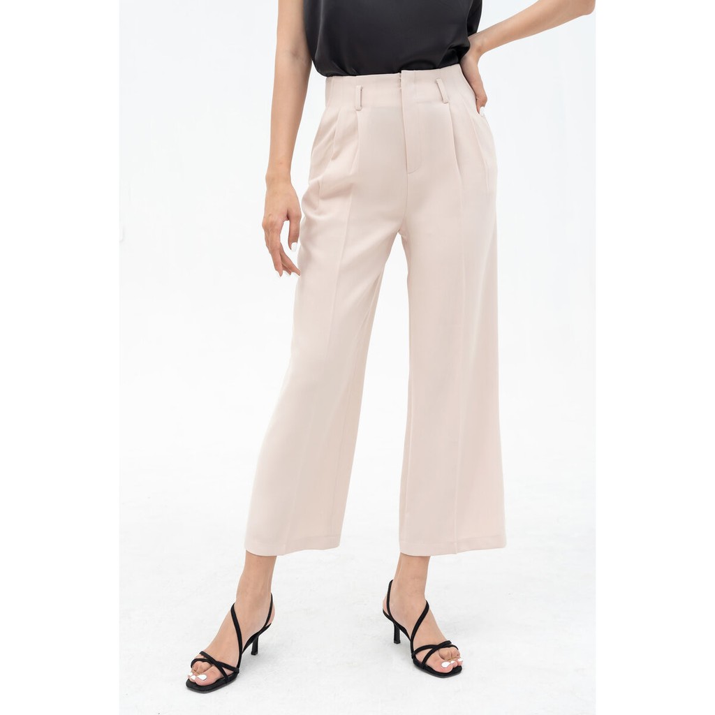 Quần Suông Nữ Ống Rộng Lưng Cao YODY Thanh Lịch Mà Vô Cùng Trẻ Trung QAN4128 | BigBuy360 - bigbuy360.vn