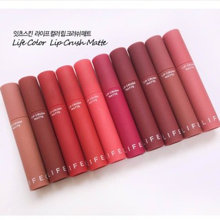 Son kem siêu lì it’s skin lip crush matte life color