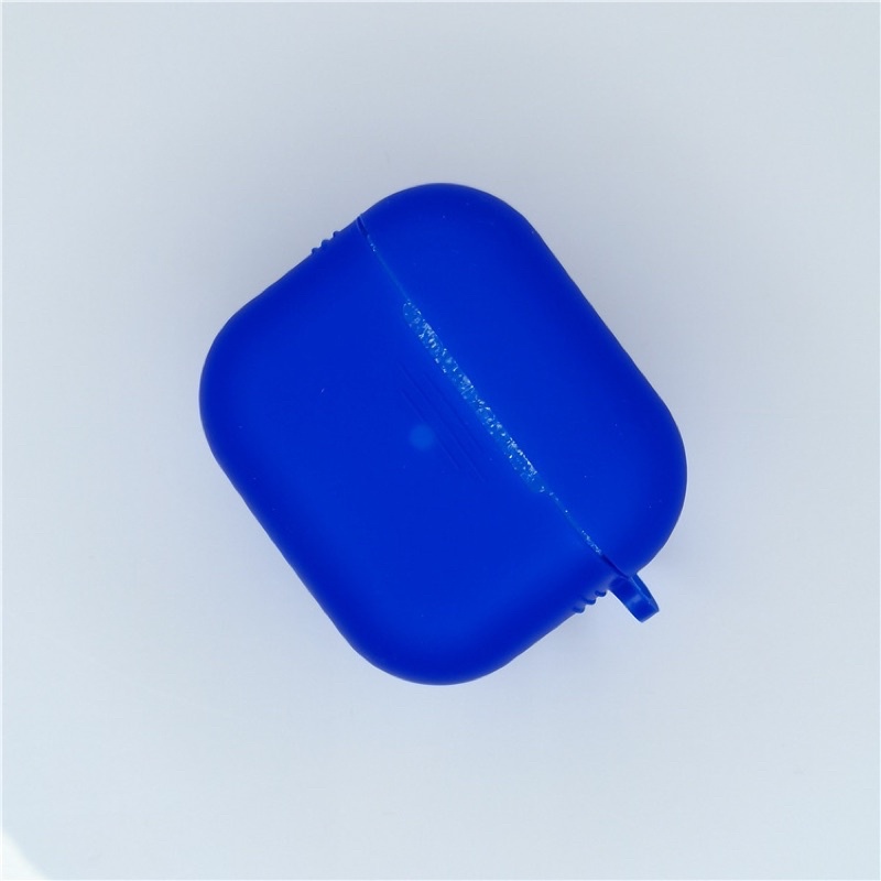 Vỏ Case Ốp bảo vệ tai nghe airpods 3 silicon dẻo màu + kèm móc