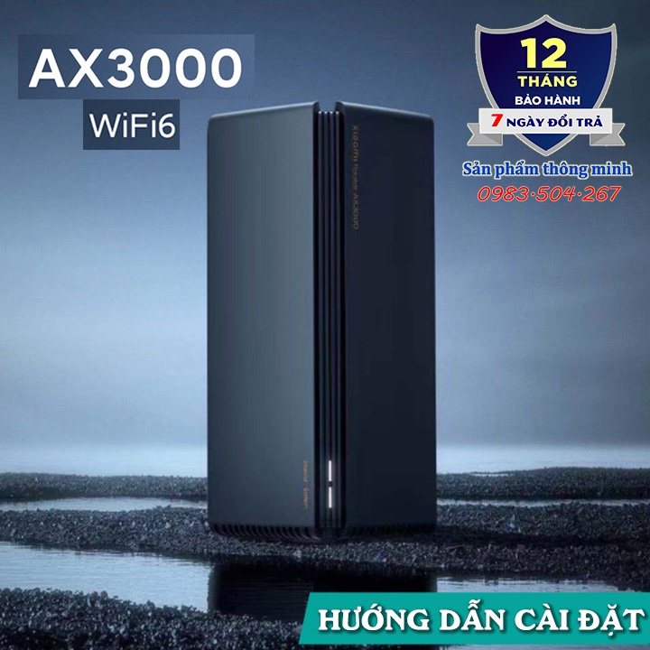 Bộ phát Wifi Router Xiaomi AX1800/AX3000 hỗ trợ - Wifi 6 - Mesh - 128 thiết bị