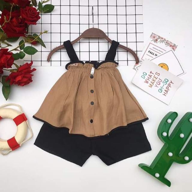 Bộ mặc nhà cho bé gái