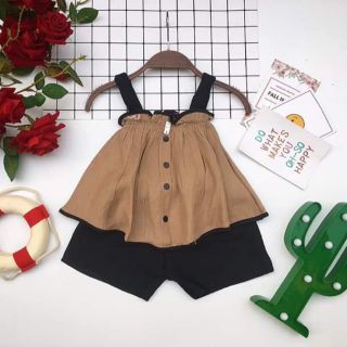 Bộ mặc nhà cho bé gái